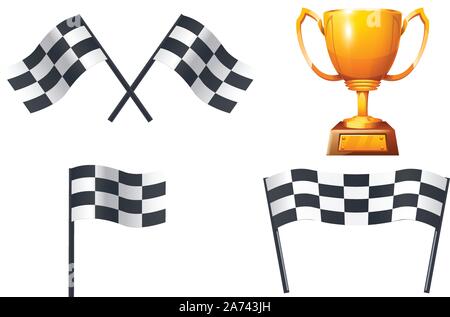 picture of race Stock Vector