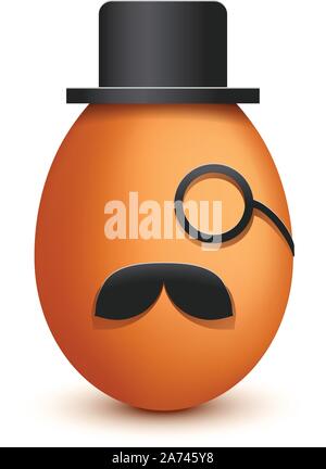 picture of old boss Stock Vector