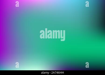 Abstract blue green and purple gradient background. Colorful fluid soft teal and violet color vector illustration for web-design , website , banner Stock Vector