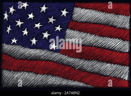 The logo Independence eagle Day July 4th for tattoo or T-shirt design or outwear.  Cute print Independence eagle Day July 4th style background. Stock Vector