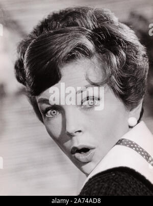 Dawn Addams, britische Schauspielerin, zum Film 'Die 1000 Augen des Doktor Mabuse', Deutschland 1960. British actress Dawn Addams starring in a German movie, Germany 1960. Stock Photo