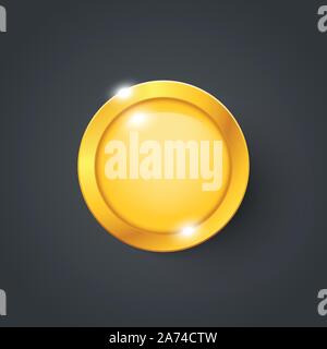gold coin 01 Stock Vector