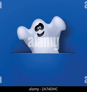 ghost in pocket Stock Vector
