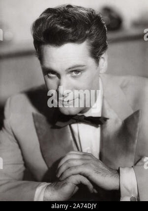 Helmut Ahner, deutscher Schauspieler und Synchronsprecher, Deutschland 1950er Jahre. German actor and dubbing actor Helmut Ahner, Germany 1950s. Stock Photo