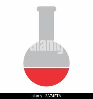 Lab flask icon Stock Vector