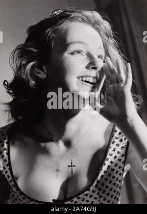 Ingrid Andree, deutsche Schauspielerin, Deutschland 1954. German actress Ingrid Andree, Germany 1954. Stock Photo