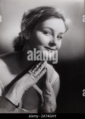 Ingrid Andree, deutsche Schauspielerin, Deutschland 1957. German actress Ingrid Andree, Germany 1957. Stock Photo