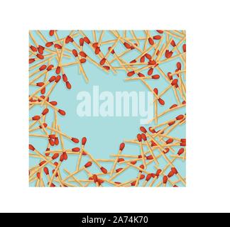 matches business settings Stock Vector