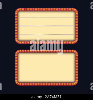two lightbox 15 Stock Vector