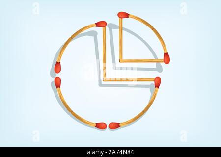 matches business settings Stock Vector