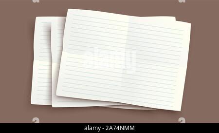 picture of paper torned Stock Vector