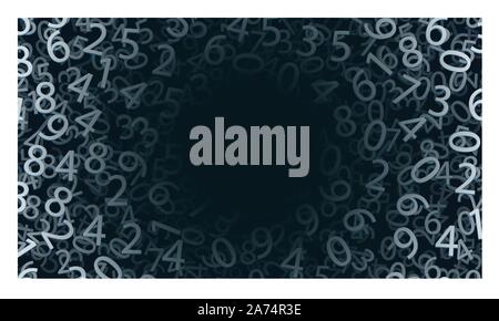 picture of numbers 06 Stock Vector