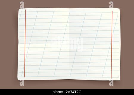 picture of paper torned Stock Vector