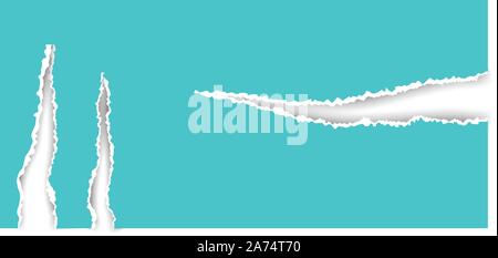 picture of paper torned Stock Vector