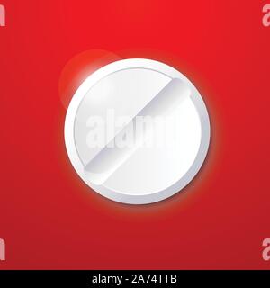 pill on different 2 Stock Vector