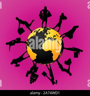 world shopping 02 Stock Vector