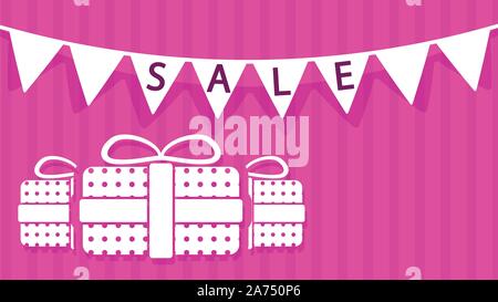 sale set 32 Stock Vector