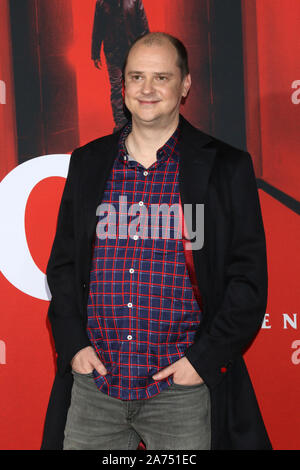 October 29, 2019, Westwood, CA, USA: LOS ANGELES - OCT 29:  Mike Flanagan at the ''Doctor Sleep'' Premiere at the Village Theater on October 29, 2019 in Westwood, CA (Credit Image: © Kay Blake/ZUMA Wire) Stock Photo