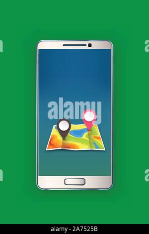 smart navigation 01 Stock Vector