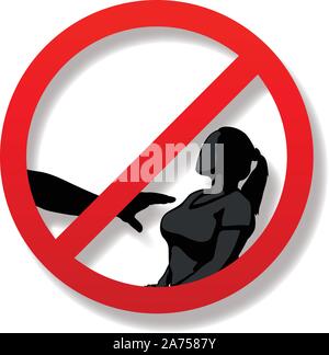 picture of forbid Stock Vector
