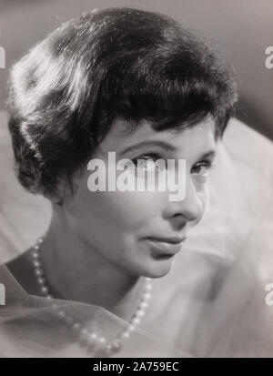 Agnes Fink, deutsch schweizerische Schauspielerin, Deutschland um 1956. German Swiss actress Agnes Fink, Germany ca. 1956. Stock Photo