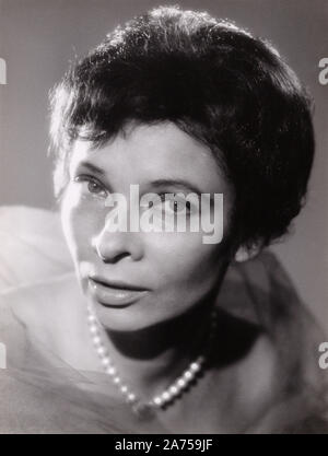 Agnes Fink, deutsch schweizerische Schauspielerin, Deutschland um 1956. German Swiss actress Agnes Fink, Germany ca. 1956. Stock Photo