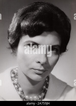 Agnes Fink, deutsch schweizerische Schauspielerin, Deutschland um 1956. German Swiss actress Agnes Fink, Germany ca. 1956. Stock Photo