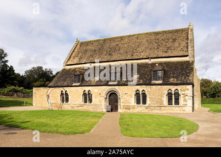 The Great Hall of 12th century Oakham castle. Oakham, Rutland, England, UK, Britain Stock Photo