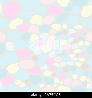 Seamless Unicorn Marble Pattern. Vector Illustration Stock Vector