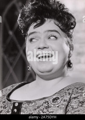 Trude Herr, deutsche Volksschauspielerin, Deutschland frühe 1960er Jahre. German folklore actress Trude Herr, Germany early 1960s. Stock Photo