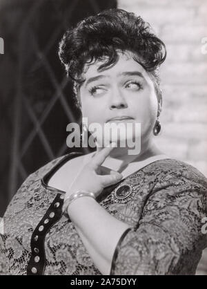 Trude Herr, deutsche Volksschauspielerin, Deutschland frühe 1960er Jahre. German folklore actress Trude Herr, Germany early 1960s. Stock Photo