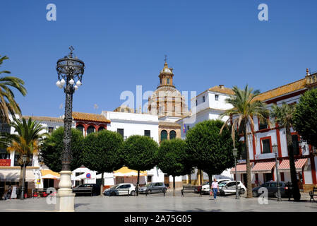 Plaza San Fernando, Carmona, Andalucia, Spain Stock Photo
