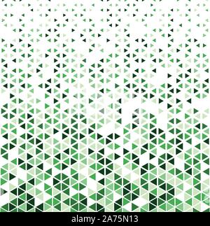 Hexagonal Halftone Pattern. Abstract vector background with triangles. Crystal pattern Stock Vector