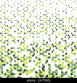Hexagonal Halftone Pattern. Abstract vector background with triangles. Crystal pattern Stock Vector