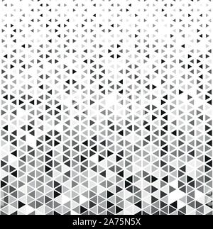 Hexagonal Halftone Pattern. Abstract vector background with triangles. Crystal pattern Stock Vector