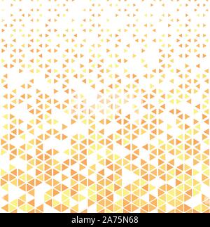 Hexagonal Halftone Pattern. Abstract vector background with triangles. Crystal pattern Stock Vector