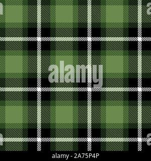 Scottish cell fabric. Tartan seamless pattern. Pattern in a cell Stock Vector