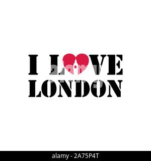 London hand drawn vector lettering and Big Ben watch Tower. Modern calligraphy brush lettering. London ink lettering. Design element for cards, banner Stock Vector