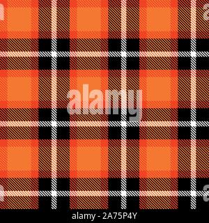 Scottish cell fabric. Tartan seamless pattern. Pattern in a cell Stock Vector