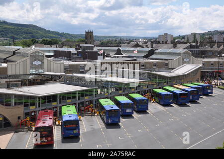 Bus station, Keighley, West Yorkshire 3 Stock Photo