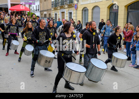Easter Sunday Carnival, Carcabuey, Sierra Subbetica, Cordoba Province, Andalucia, Spain Stock Photo