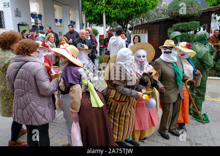 Easter Sunday Carnival, Carcabuey, Sierra Subbetica, Cordoba Province, Andalucia, Spain Stock Photo