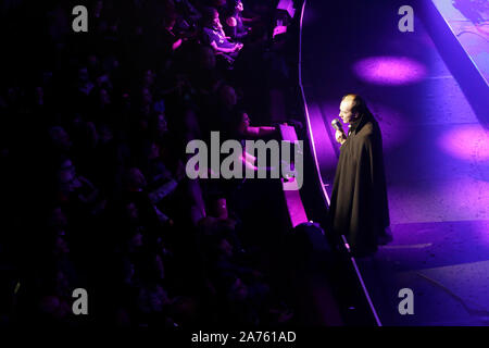 Dave Vanian performs on stage during 'The Damned: A Night Of A Thousand Vampires' at The Palladium on Monday 28th October 2019. Stock Photo