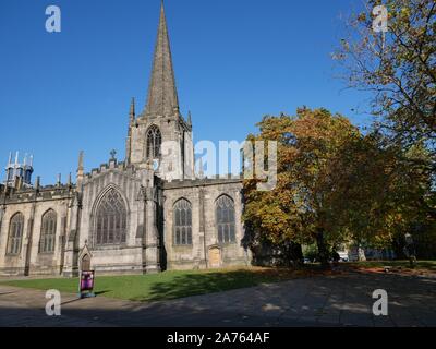 Cathedral of St Peter and St Paul in Sheffield Yorkshire England Stock Photo