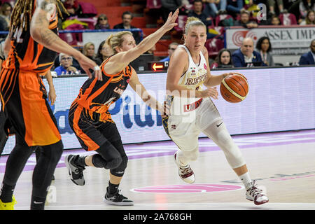 Venezia, Italy, 30 Oct 2019, jolene anderson (reyer venezia) during Reyer Venezia vs UMMC Ekaterinburg - Basketball Euroleague Women Championship - Credit: LPS/Ettore Griffoni/Alamy Live News Stock Photo