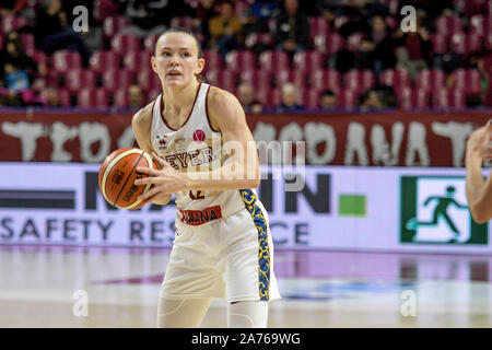 Venezia, Italy. 30th Oct, 2019. anete steinberga (reyer venezia)during Reyer Venezia vs UMMC Ekaterinburg, Basketball Euroleague Women Championship in Venezia, Italy, October 30 2019 - LPS/Ettore Griffoni Credit: Ettore Griffoni/LPS/ZUMA Wire/Alamy Live News Stock Photo