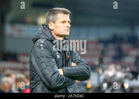 ROTTERDAM - 30-10-2019 , Football, Sparta Stadion Het Kasteel , Dutch KNVB Beker , season 2019 / 2020 , Volendam trainer/coach Wim Jonk during the match Sparta - Volendam Stock Photo