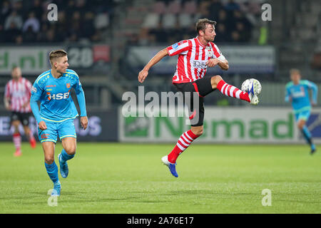 Rotterdam, Netherlands. 30th Oct, 2019. ROTTERDAM - 30-10-2019, Football, Sparta Stadion Het Kasteel, Dutch KNVB Beker, season 2019/2020, Sparta player Bart Vriends (captain) during the match Sparta - Volendam Credit: Pro Shots/Alamy Live News Stock Photo