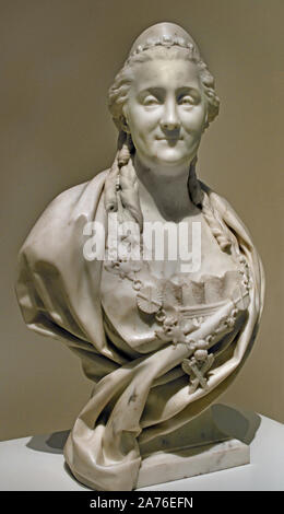 Catherine the Great -  Catherine II of Russia (1729-1796) Empress of Russia by Jean-Antoine Houdon  (1741–1828) Russia, Russian, France, French Stock Photo