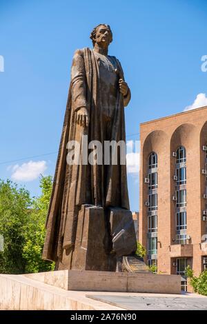 Monument to Garegin Nzhdeh (Garegin Nschdeh), 1886-1955, Armenian statesman and military strategist, Aram Road, Yerevan, Yerevan, Armenia Stock Photo